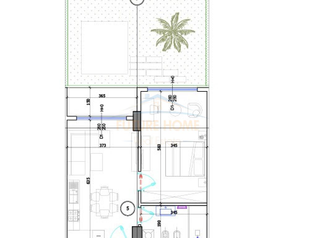 Shitet, Apartament 2+1, Liburna Residence, Qerret