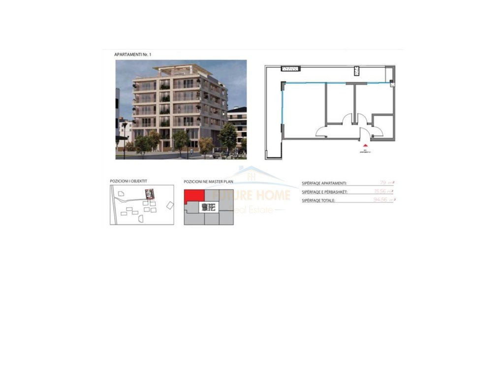 Apartment 2+1 for Sale, Orikum, Vlore.