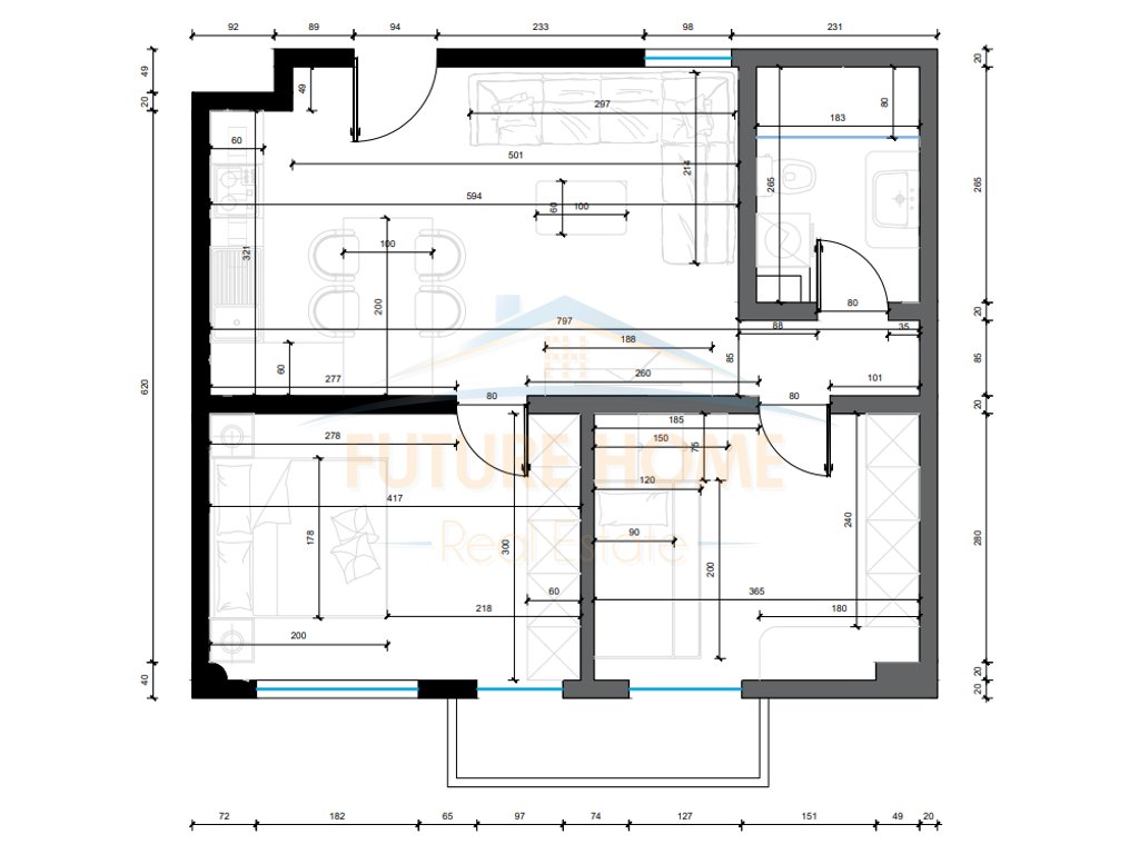 Shitet, Apartament 2+1, Rruga Irfan Tomini, Tirane