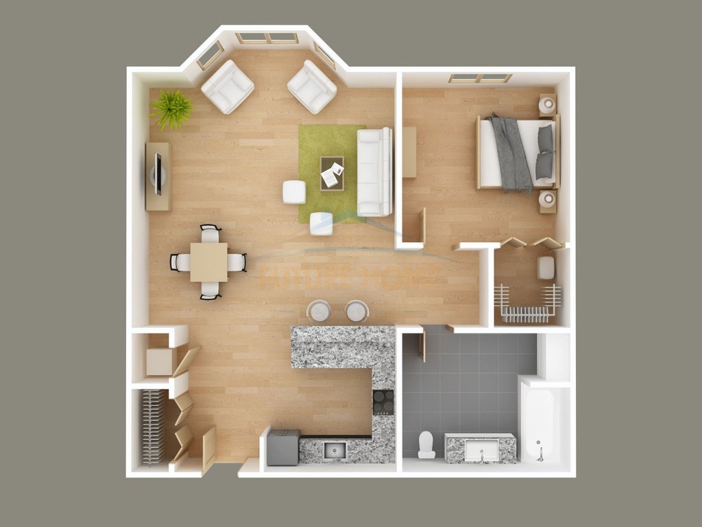 Shitet, Apartament 2+1. Unaza e Re, Tirane