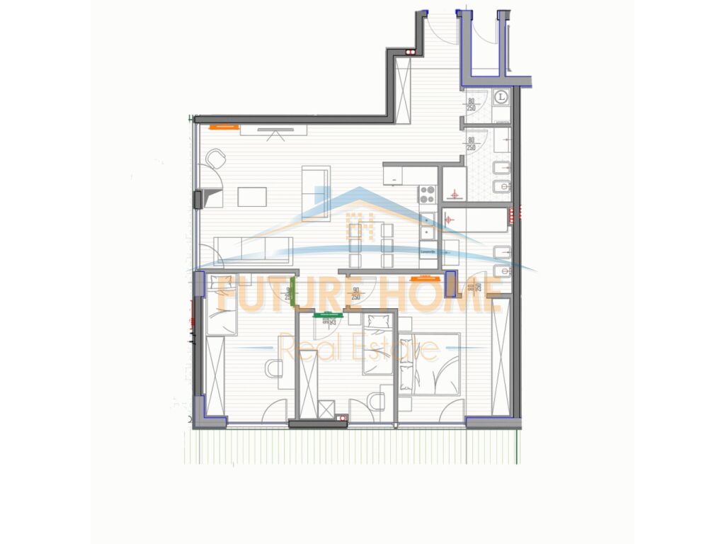 For sale, Apartment 3+1+2, Forest Villas, Dry Lake.
