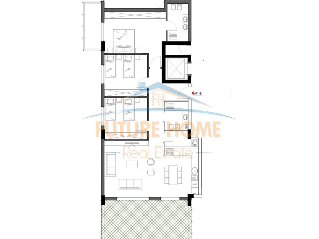 For sale, Apartment 3+1+2, Lake Dry