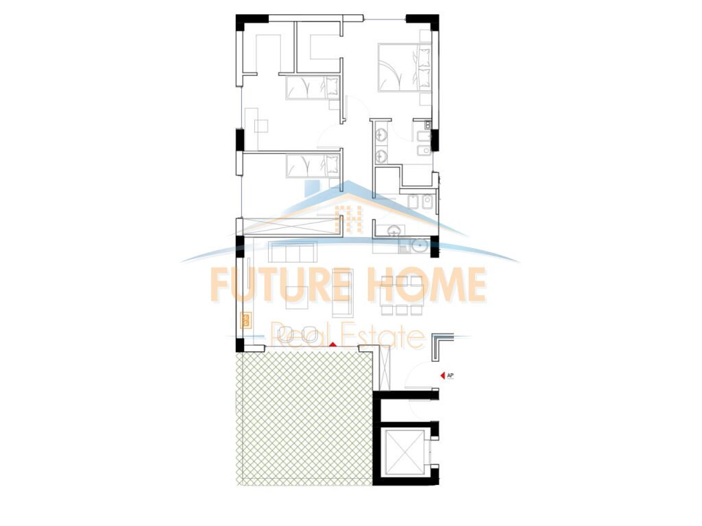 For sale, Apartment 3+1+2, Lake Dry