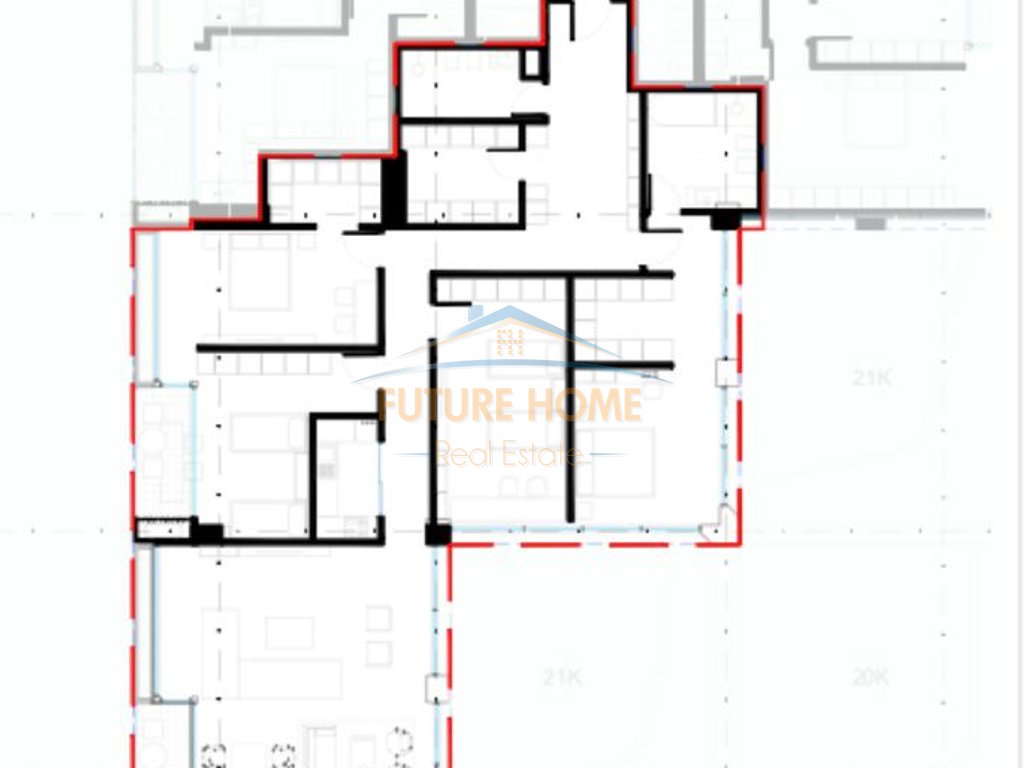 Shitet,Apartament 4+1+2,Lion Park II Residence , Tiranë