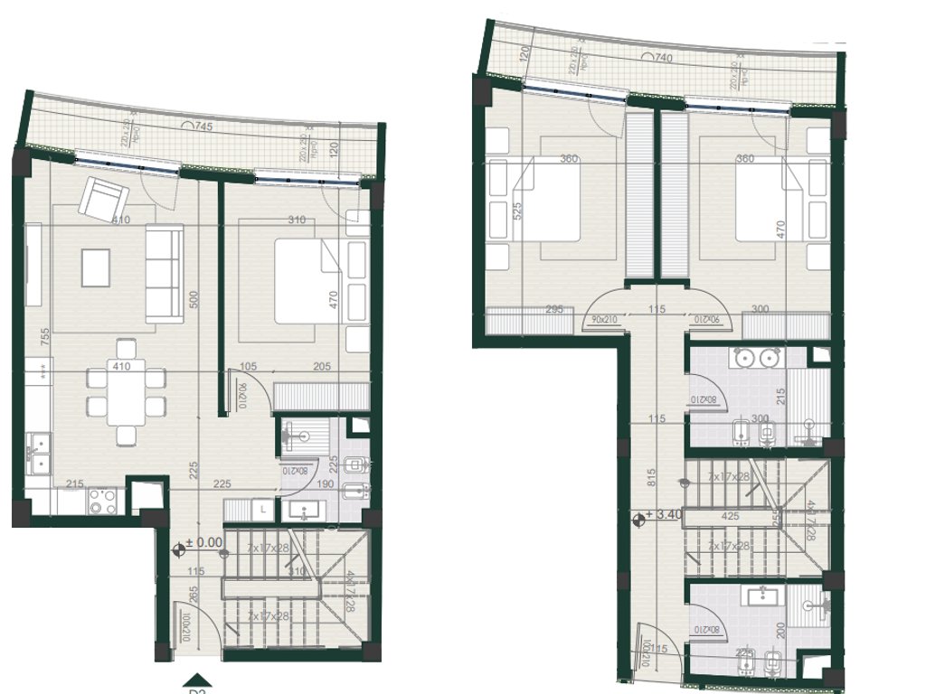 For sale, Apartment 1+1, Farka Hills Residences