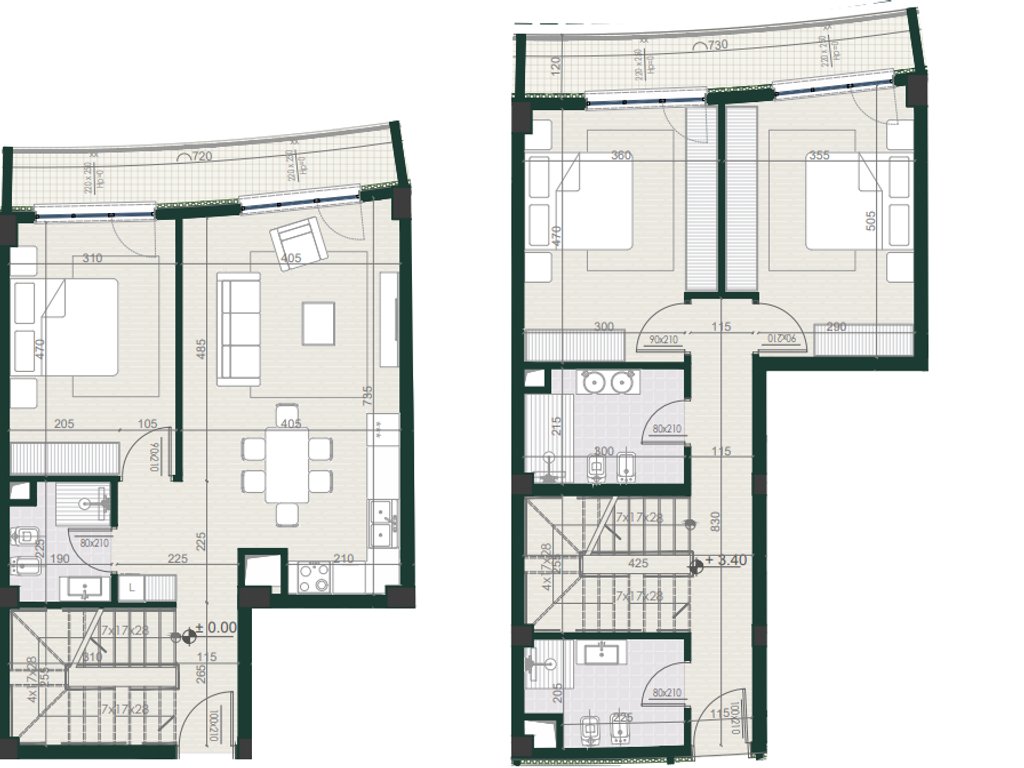 For Sale, Duplex Apartment 3+1+3+Veranda, Farka Hills Residences