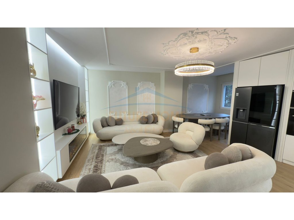 For sale, Luxury Apartment 2+1+2 Parking Spaces, Bogdaneve Street, Tirana