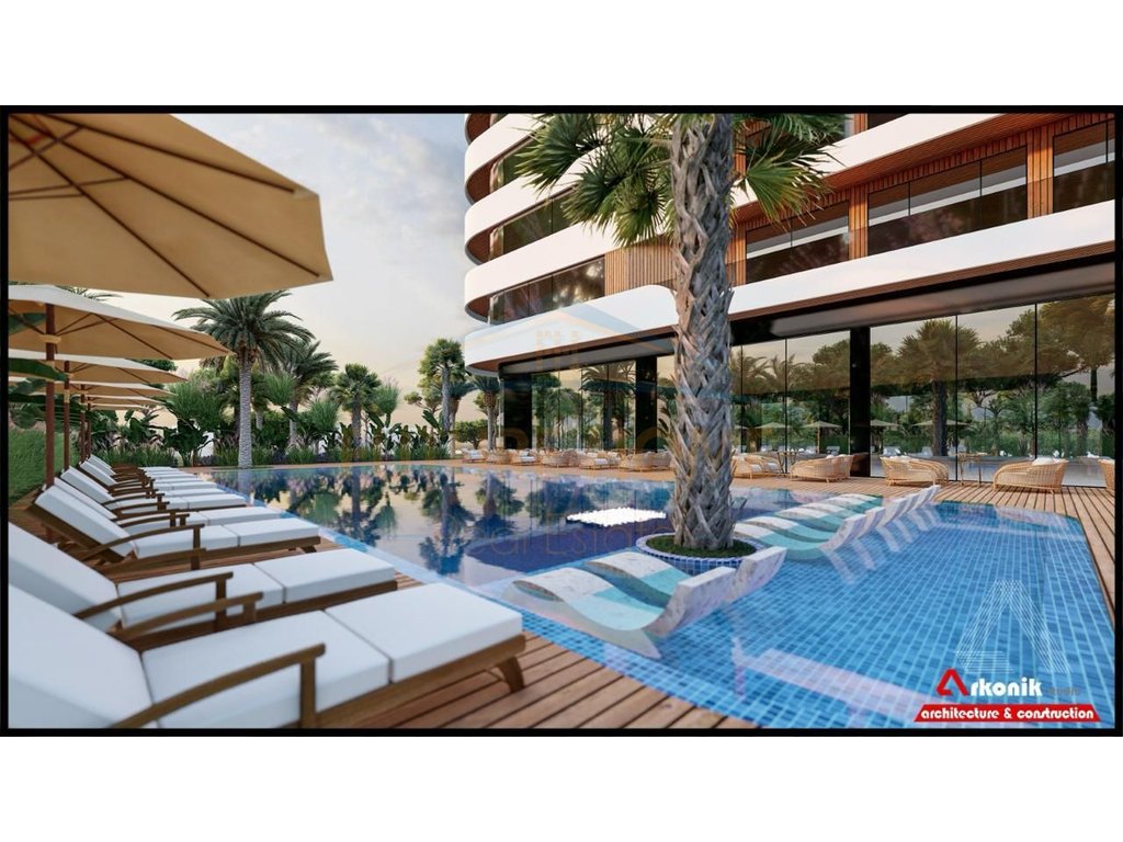 For sale, Studio apartment, Residence "Kapiten", Golem, Durrës