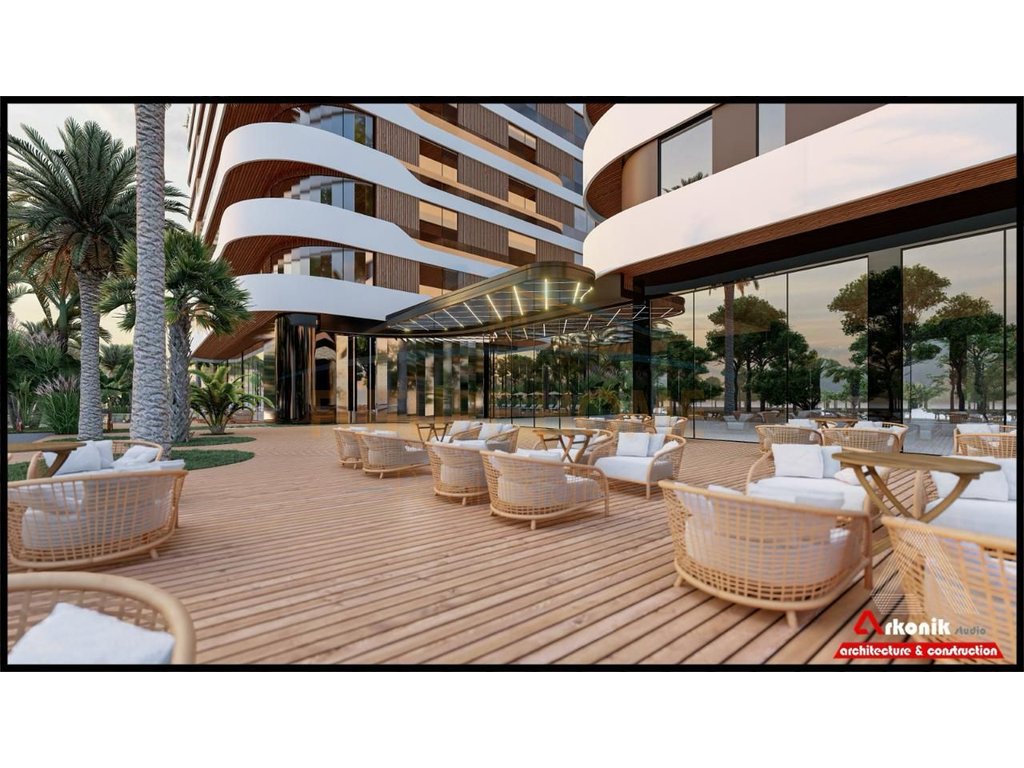 For sale, Studio apartment, Residence "Kapiten", Golem, Durrës