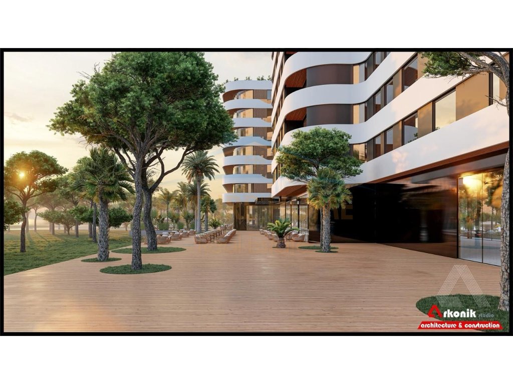 For sale, Studio apartment, Residence "Kapiten", Golem, Durrës
