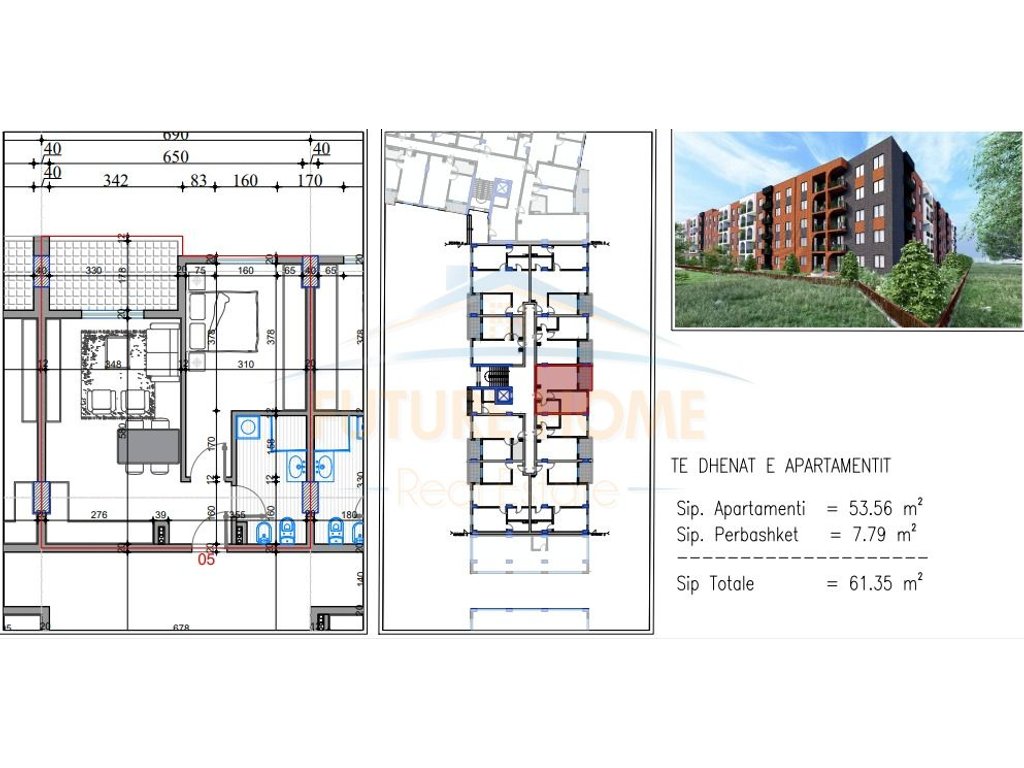 For sale, 1+1 Apartment, Lake Side, Paskuqan, Tirana.