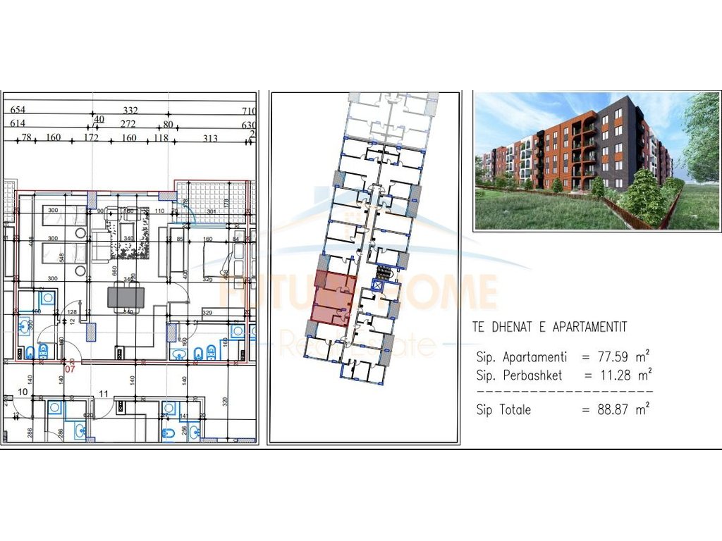 Apartment Options for Sale 1+1/2+1/3+1, Lake Side, Paskuqan, Tirana.