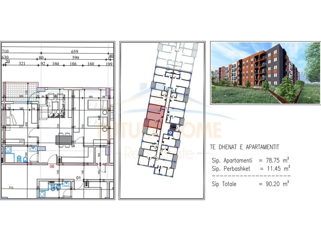 Apartment Options for Sale 1+1/2+1/3+1, Lake Side, Paskuqan, Tirana.