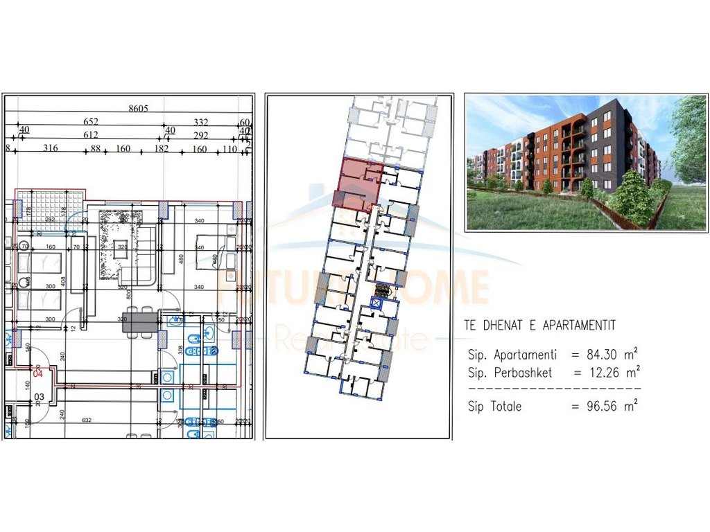 Apartment Options for Sale 1+1/2+1/3+1, Lake Side, Paskuqan, Tirana.