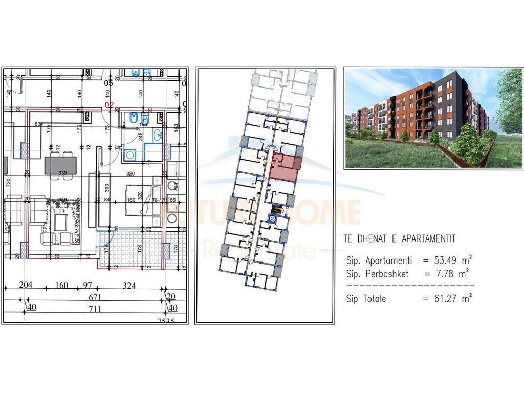 Apartment Options for Sale 1+1/2+1/3+1, Lake Side, Paskuqan, Tirana.