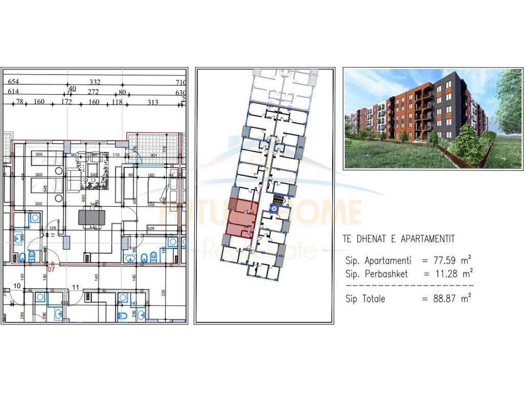 Apartment Options for Sale 1+1/2+1/3+1, Lake Side, Paskuqan, Tirana.