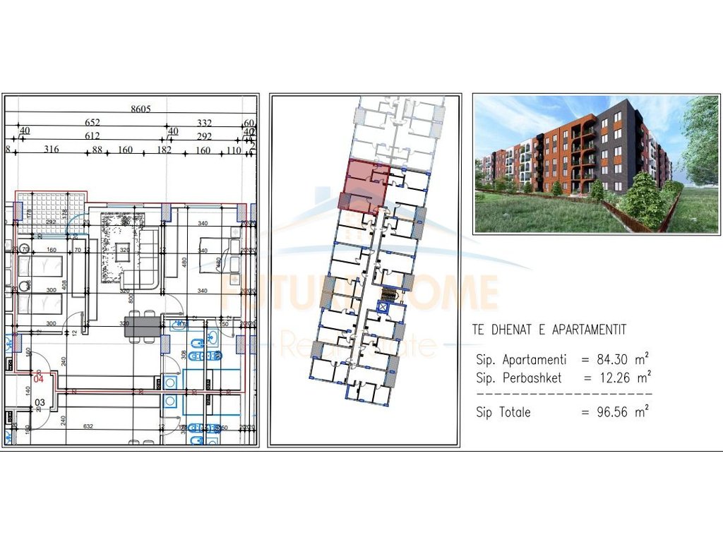 Apartment Options for Sale 1+1/2+1/3+1, Lake Side, Paskuqan, Tirana.