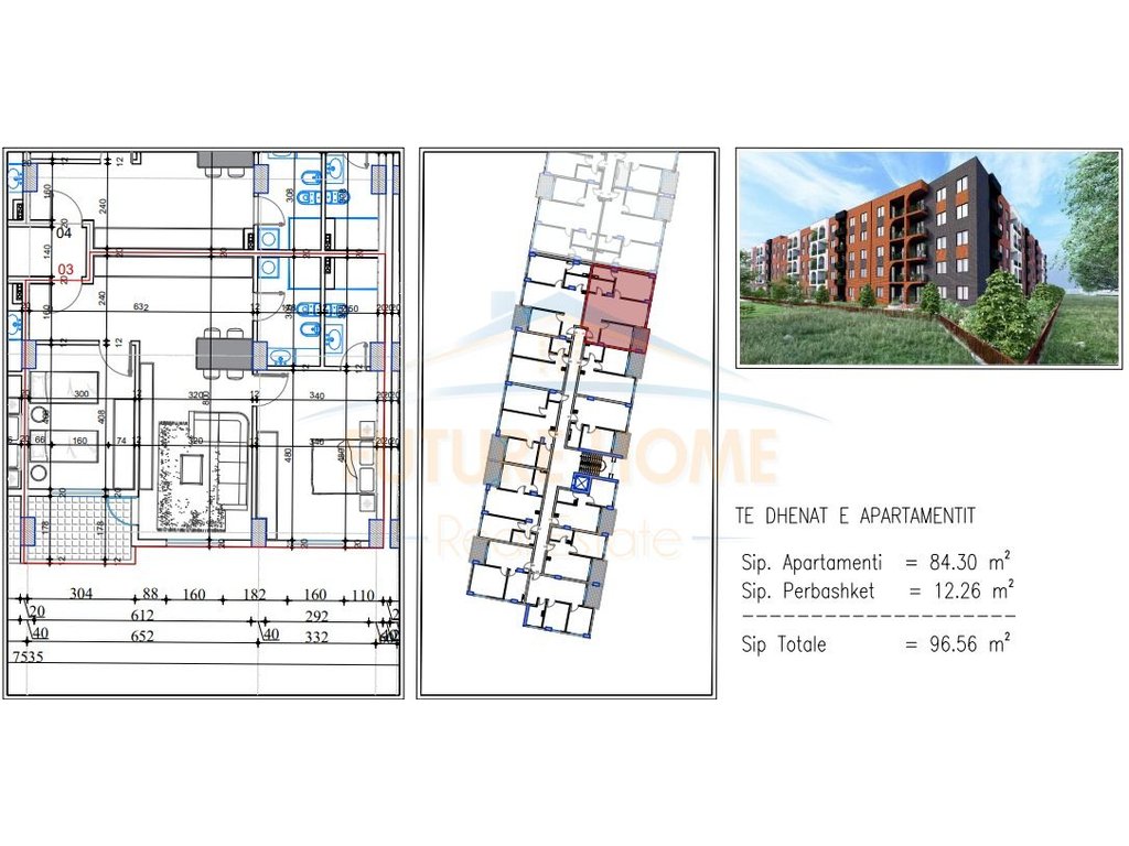 Apartment Options for Sale 1+1/2+1/3+1, Lake Side, Paskuqan, Tirana.