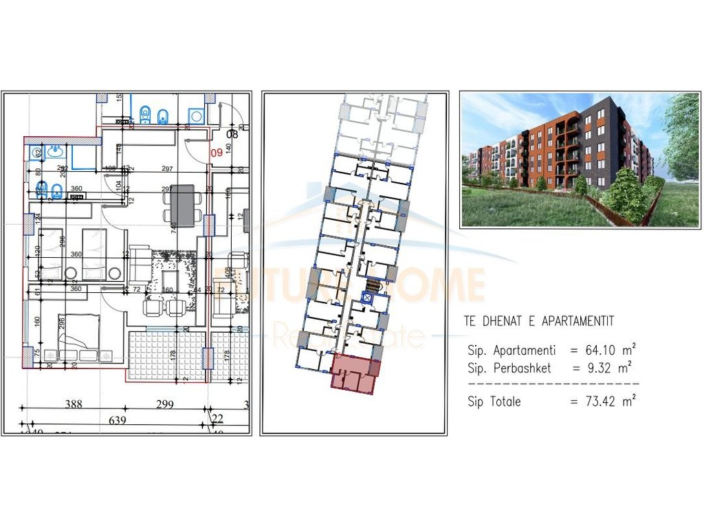 Apartment Options for Sale 1+1/2+1/3+1, Lake Side, Paskuqan, Tirana.