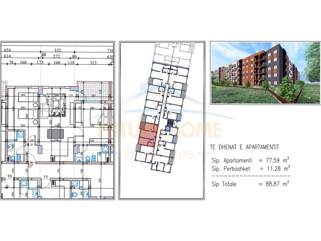 Apartment Options for Sale 1+1/2+1/3+1, Lake Side, Paskuqan, Tirana.