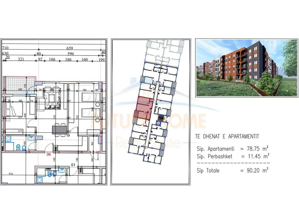 Apartment Options for Sale 1+1/2+1/3+1, Lake Side, Paskuqan, Tirana.