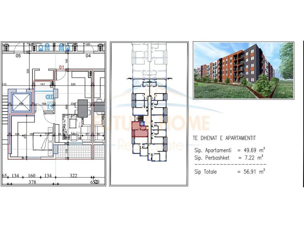 For sale, Apartment 2+1+2, Lake Side, Paskuqan, Tirana.