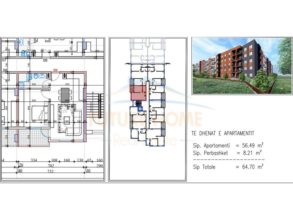 For sale, Apartment 2+1+2, Lake Side, Paskuqan, Tirana.