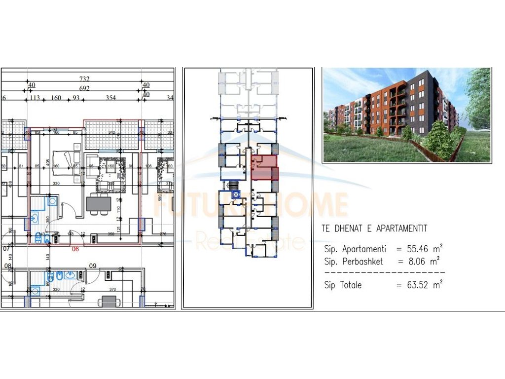 Apartment Options for Sale 1+1/2+1/3+1, Lake Side, Paskuqan, Tirana.