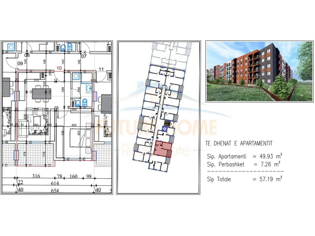 Apartment Options for Sale 1+1/2+1/3+1, Lake Side, Paskuqan, Tirana.