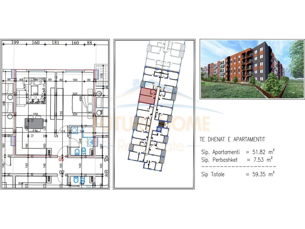 Apartment Options for Sale 1+1/2+1/3+1, Lake Side, Paskuqan, Tirana.