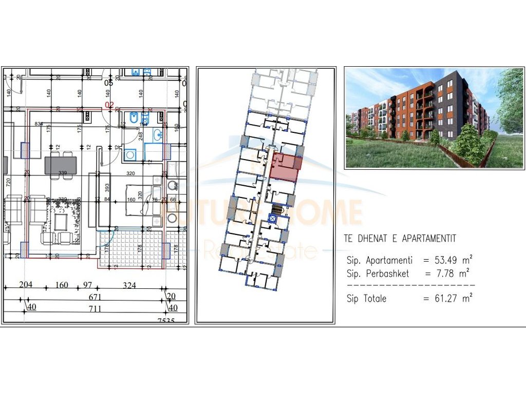 Apartment Options for Sale 1+1/2+1/3+1, Lake Side, Paskuqan, Tirana.