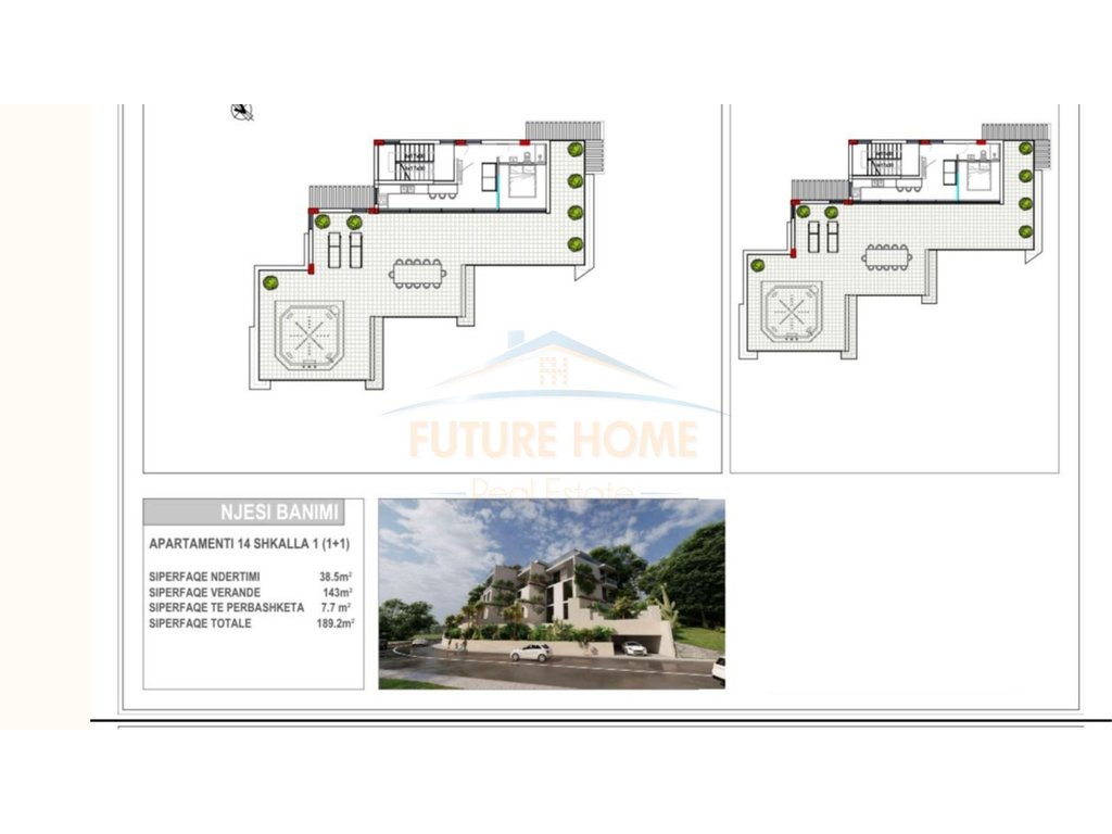 For sale, Penthouse, Rradhima Residence, Vlore.