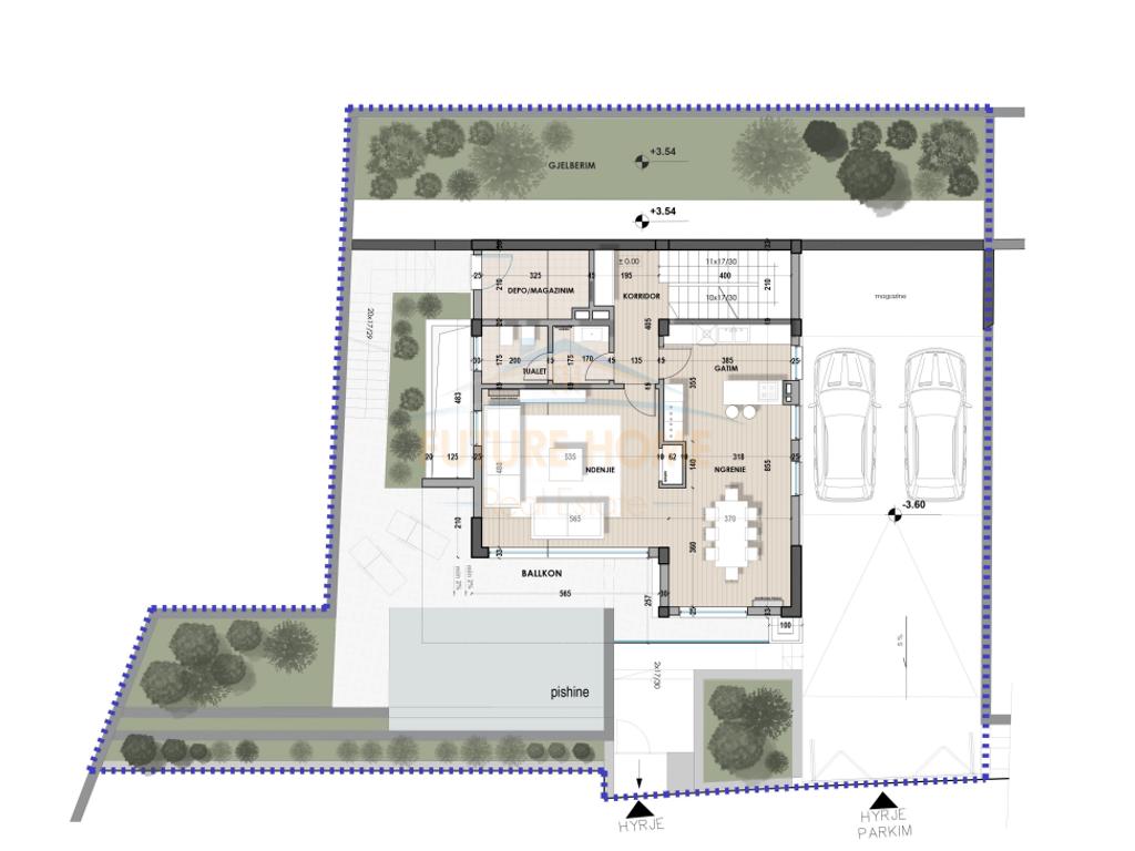 3-storey villa for sale, Farka Lake, Tirana.