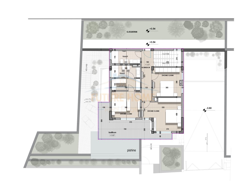 3-storey villa for sale, Farka Lake, Tirana.