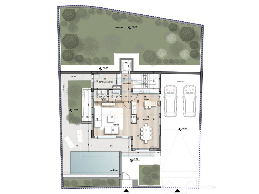 3-storey villa for sale, Farka Lake, Tirana.