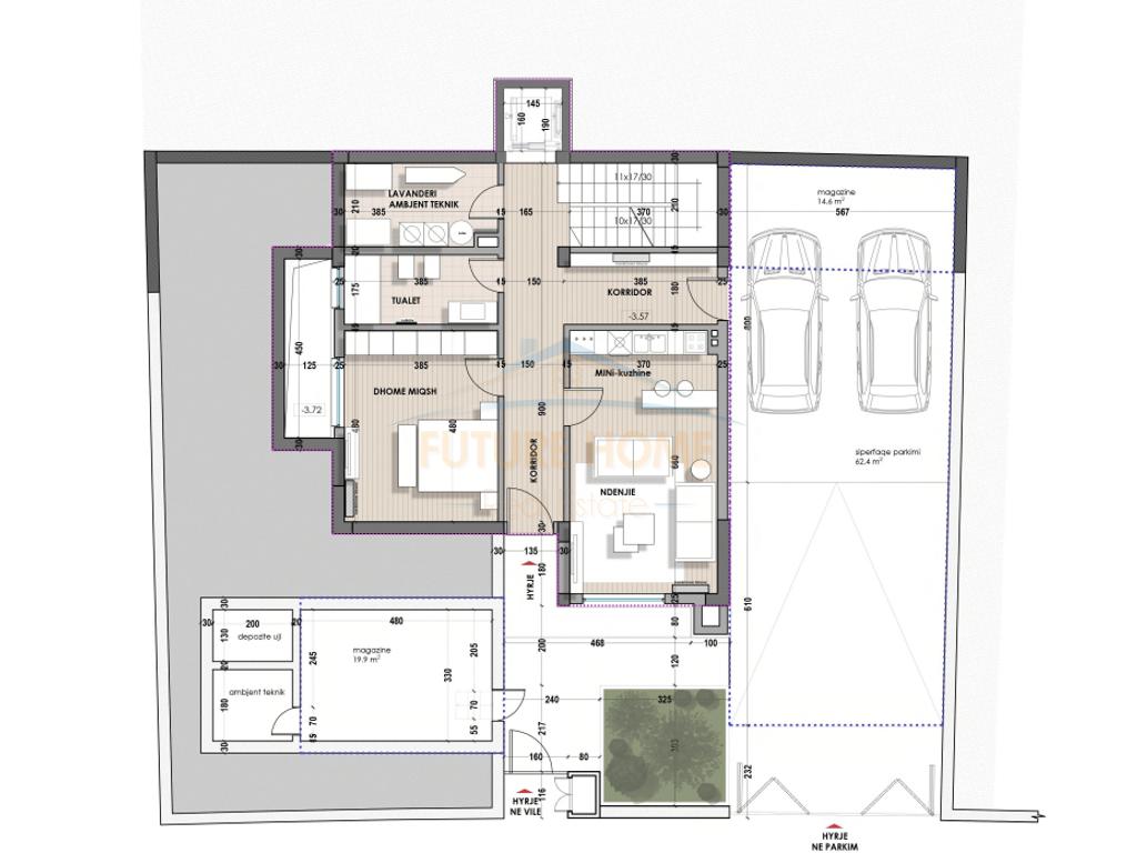 3-storey villa for sale, Farka Lake, Tirana.