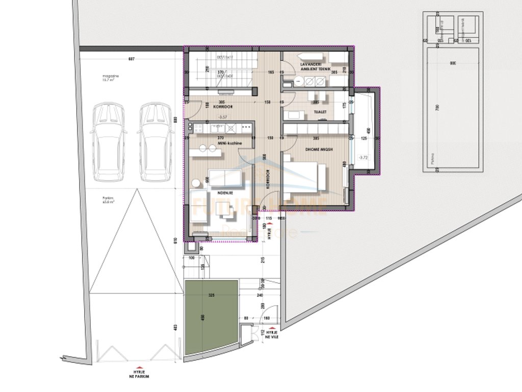 3-storey villa for sale, Farka Lake, Tirana.