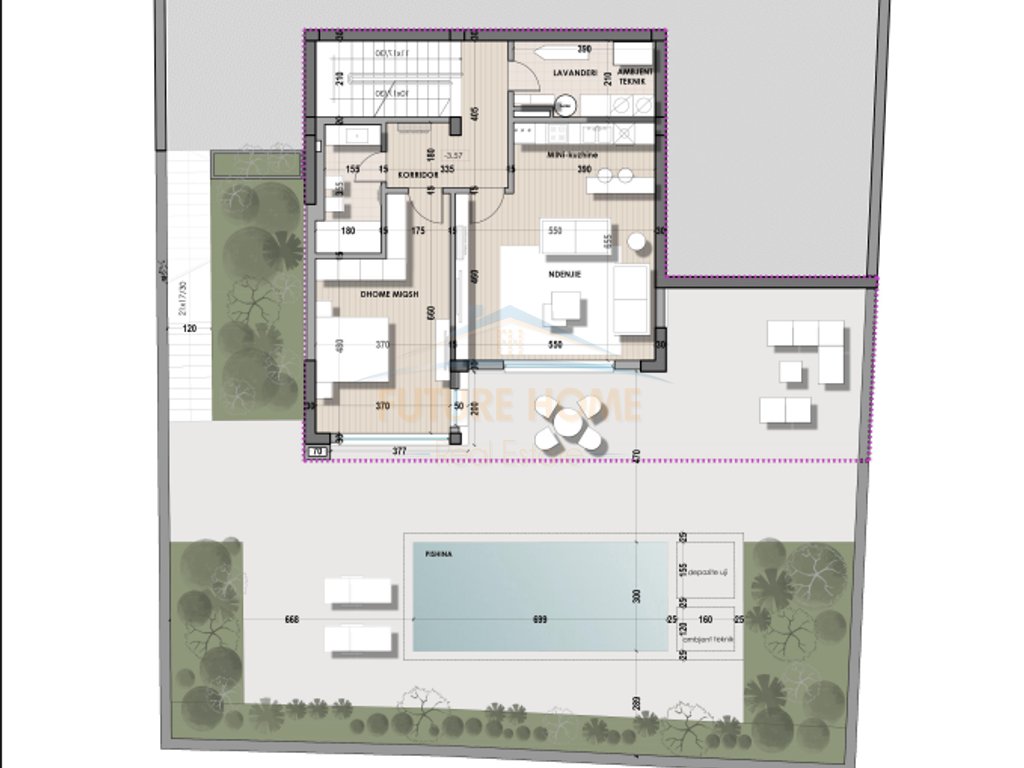 3-storey villa for sale, Farka Lake, Tirana.