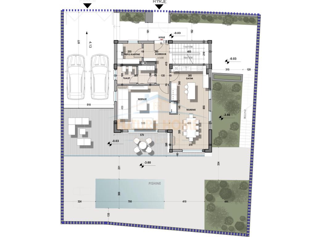 3-storey villa for sale, Farka Lake, Tirana.