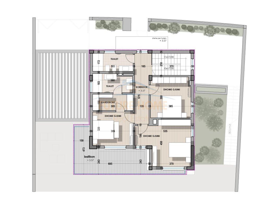 3-storey villa for sale, Farka Lake, Tirana.