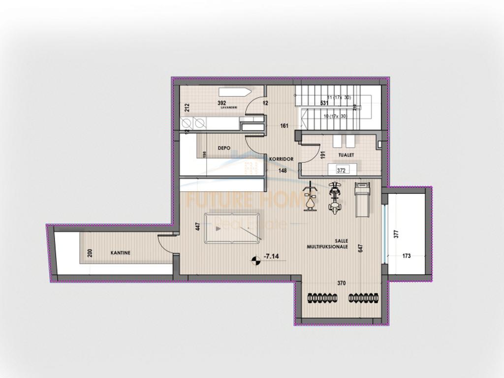 3-storey villa for sale, Farka Lake, Tirana.
