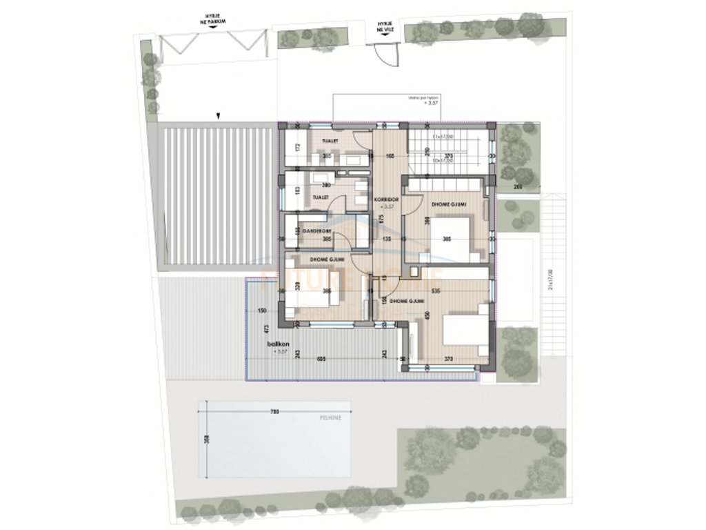 3-storey villa for sale, Farka Lake, Tirana.