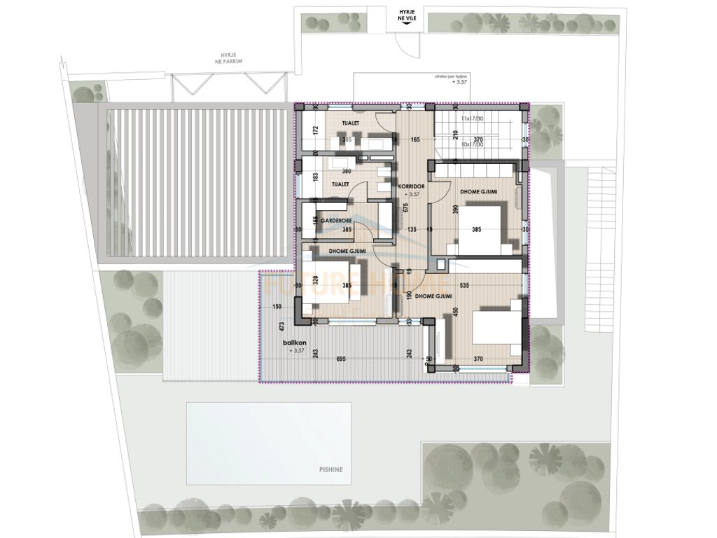 3-storey villa for sale, Farka Lake, Tirana.