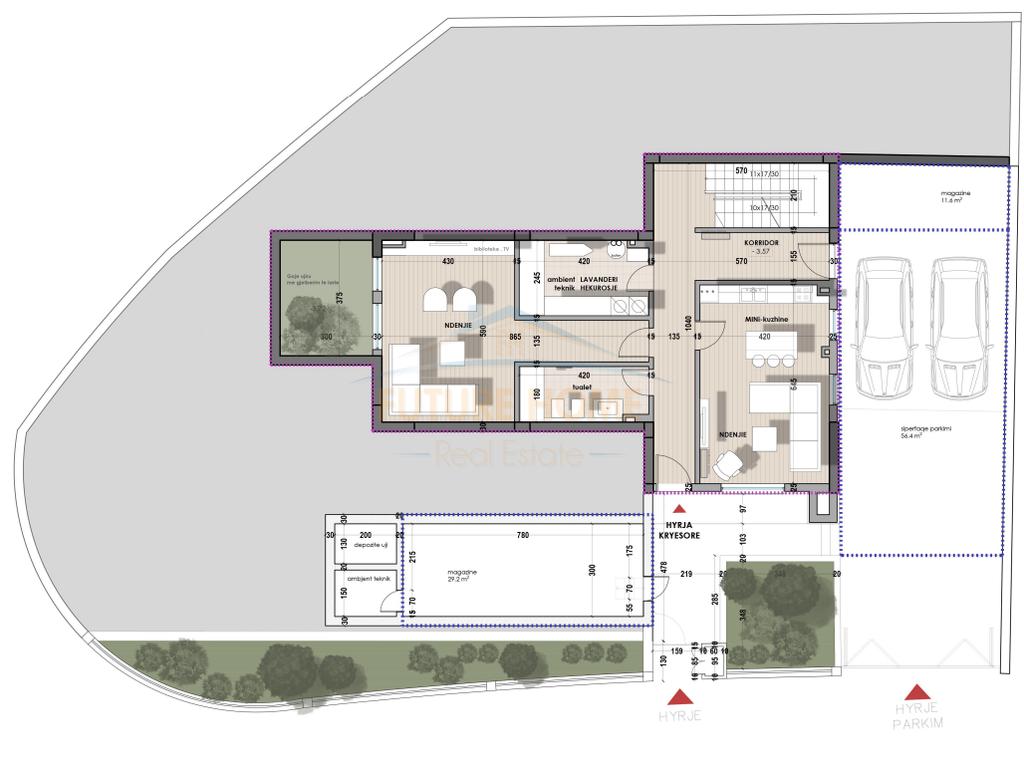 3-storey villa for sale, Farka Lake, Tirana.