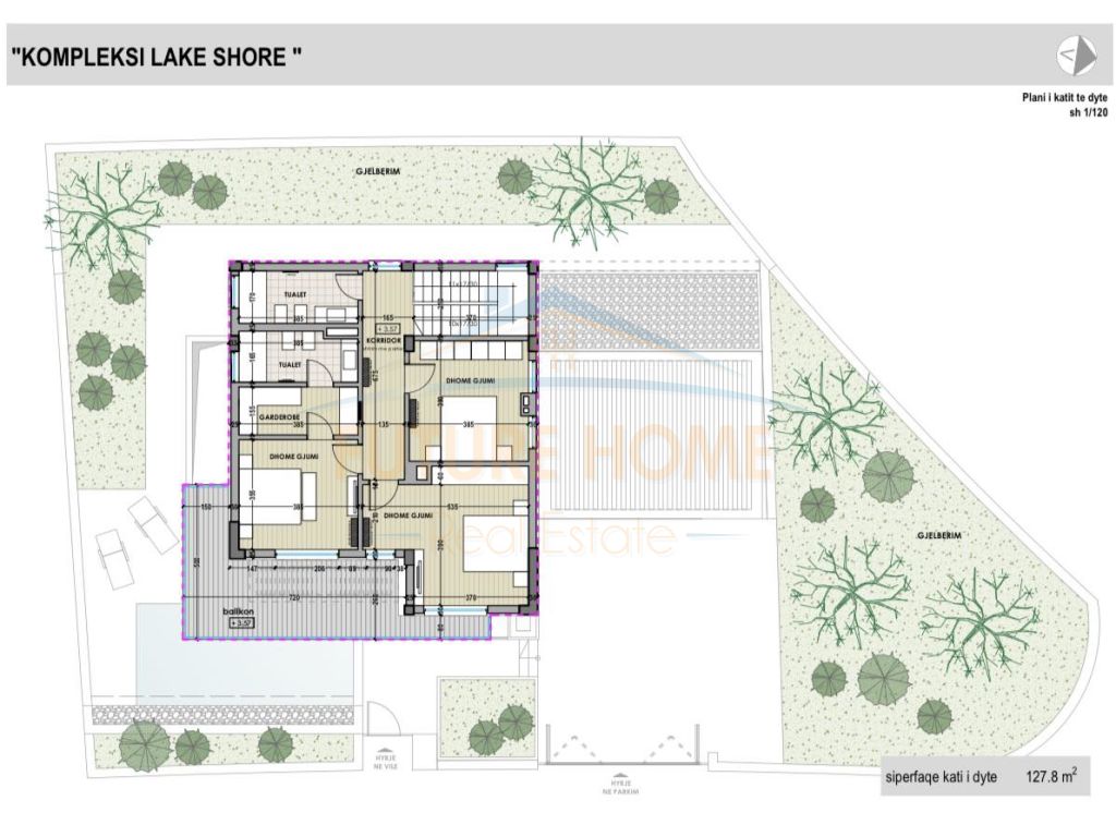 3-storey villa for sale, Farka Lake, Tirana.