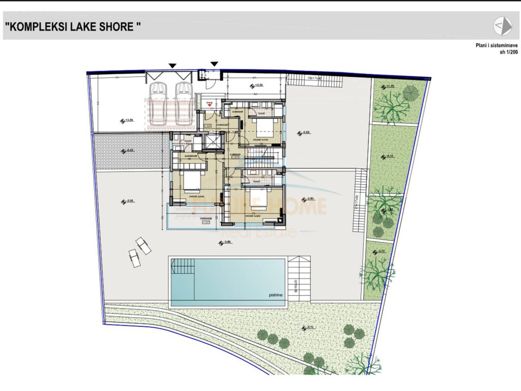 3-storey villa for sale, Farka Lake, Tirana.