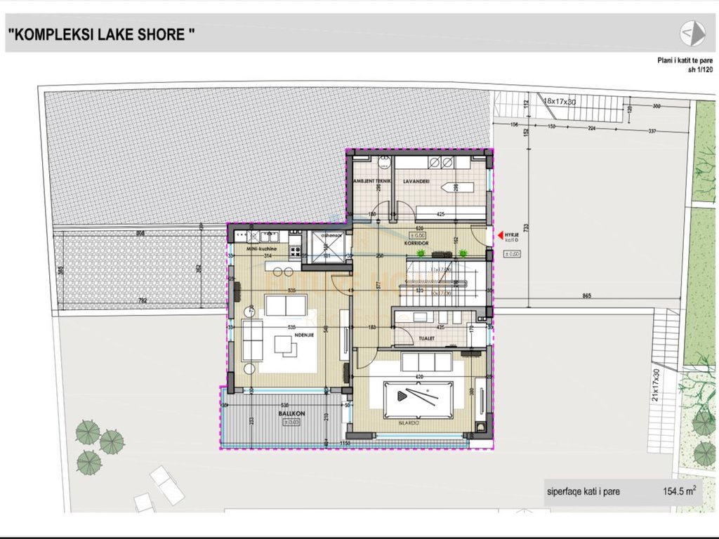 3-storey villa for sale, Farka Lake, Tirana.