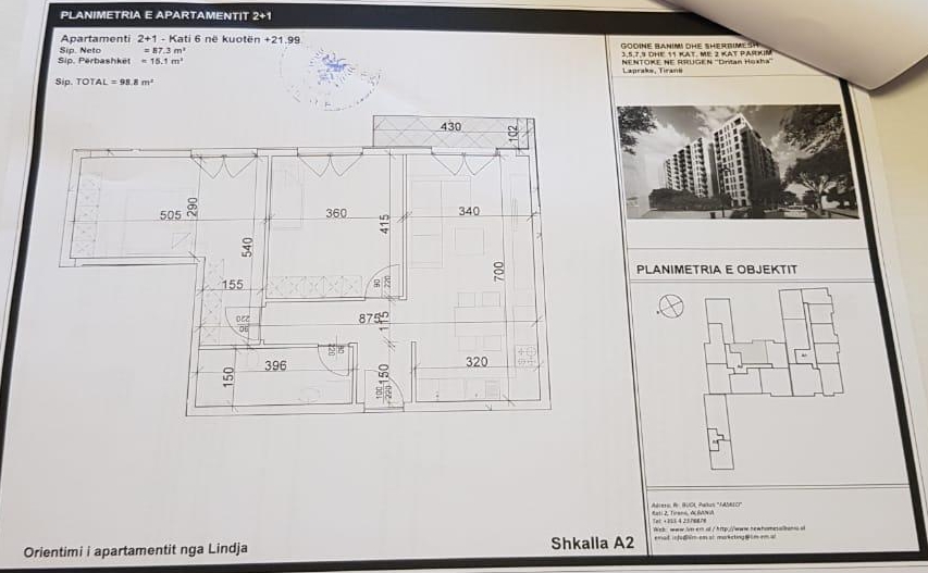 Apartment, Aura Residence, Rruga Dritan Hoxha, Tirana