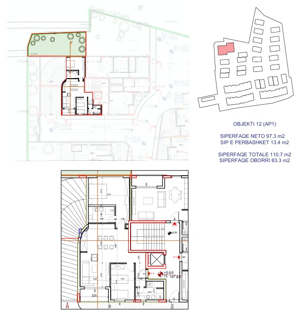 Apartment, Çuçi 3 Residence, Sauk