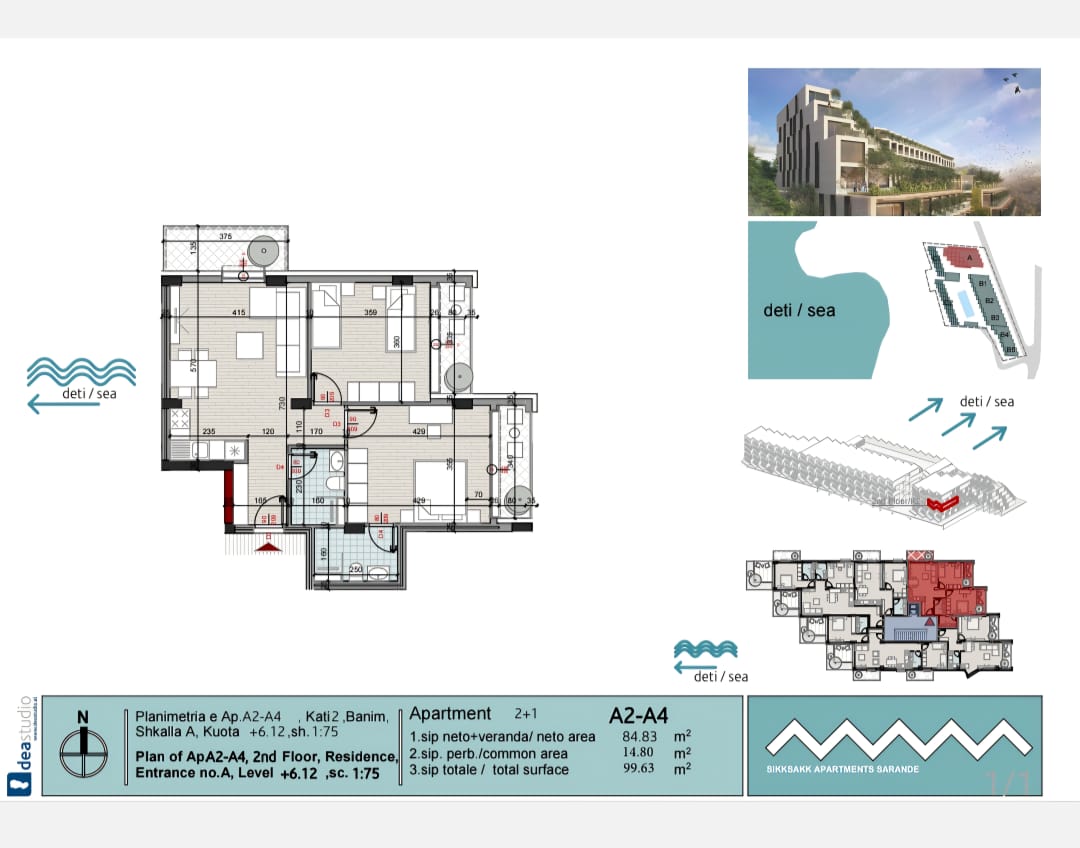 2+1 Apartment, Ionina Bay Residence, Saranda